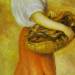 Girl with a Basket of Fish